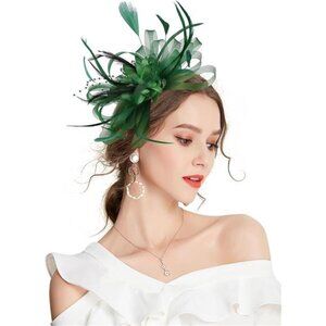 Fascinator Hats for Women 05 Green